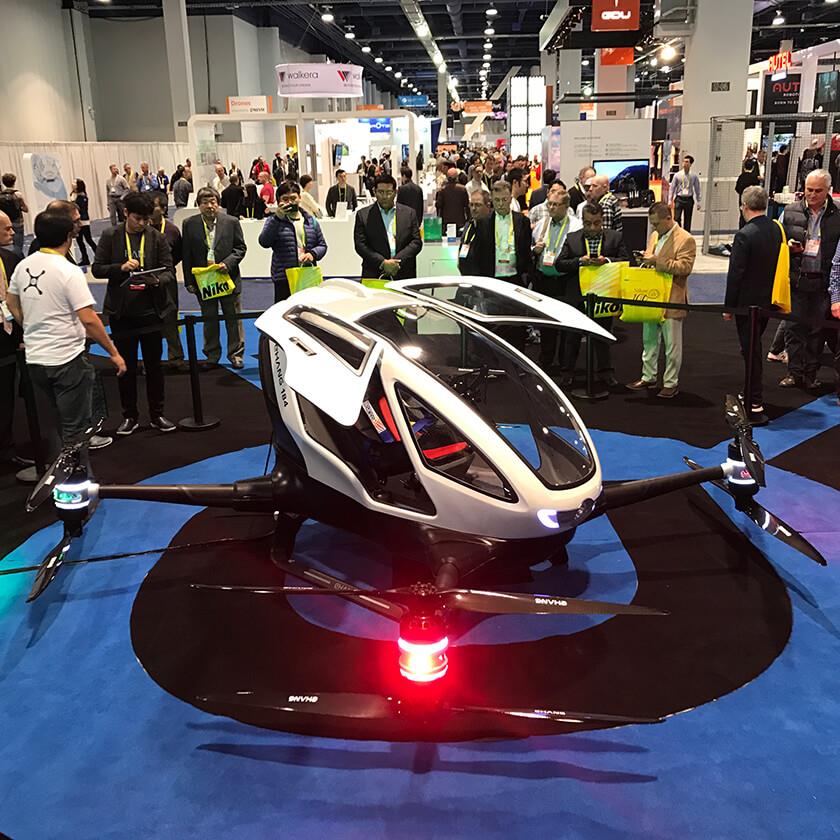 Man-sized drone